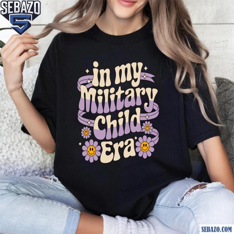 Groovy In My Military Child Era Military Child Month Shirt t-shirt