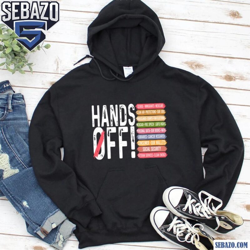 Hands Off Yard Sign Anti Trump Shirt hoodie