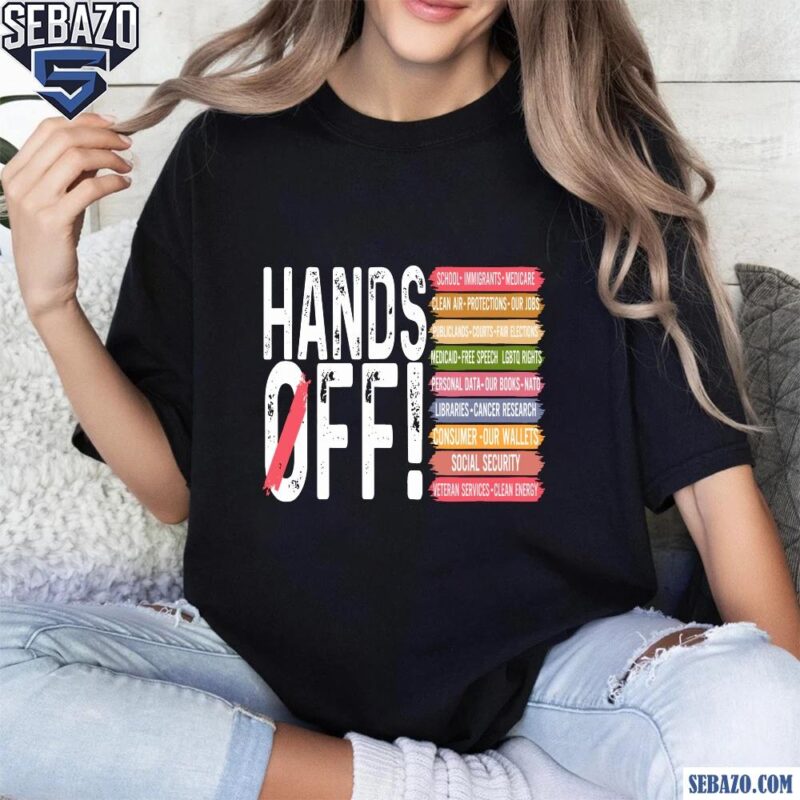 Hands Off Yard Sign Anti Trump Shirt t-shirt