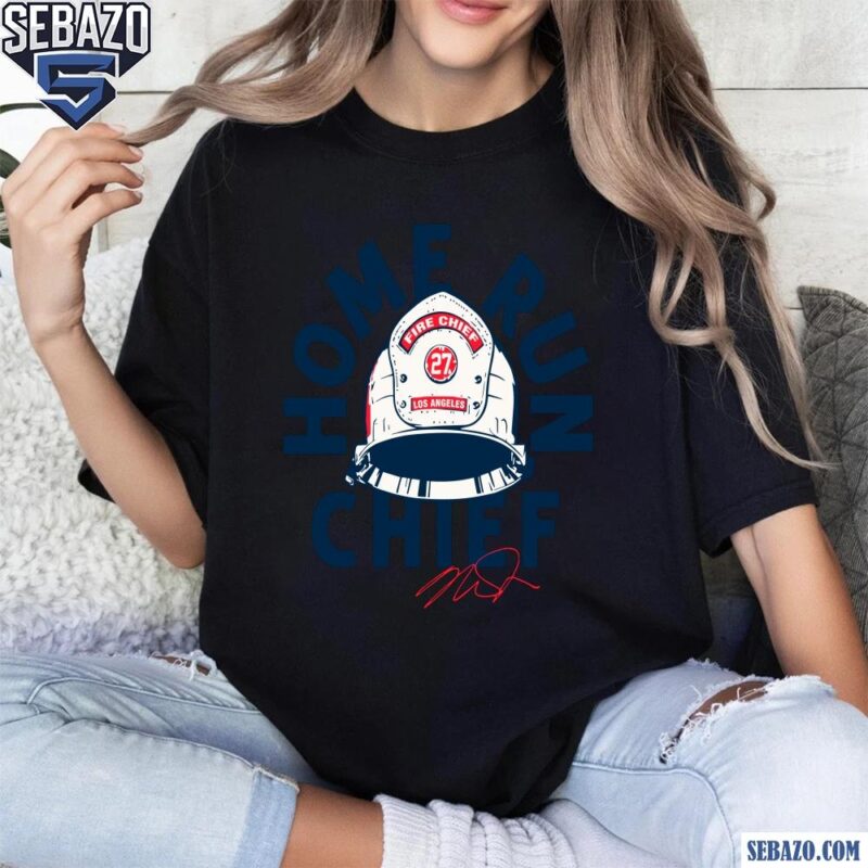 Home Run Chief Mike Trout Los Angeles Angels Shirt t-shirt