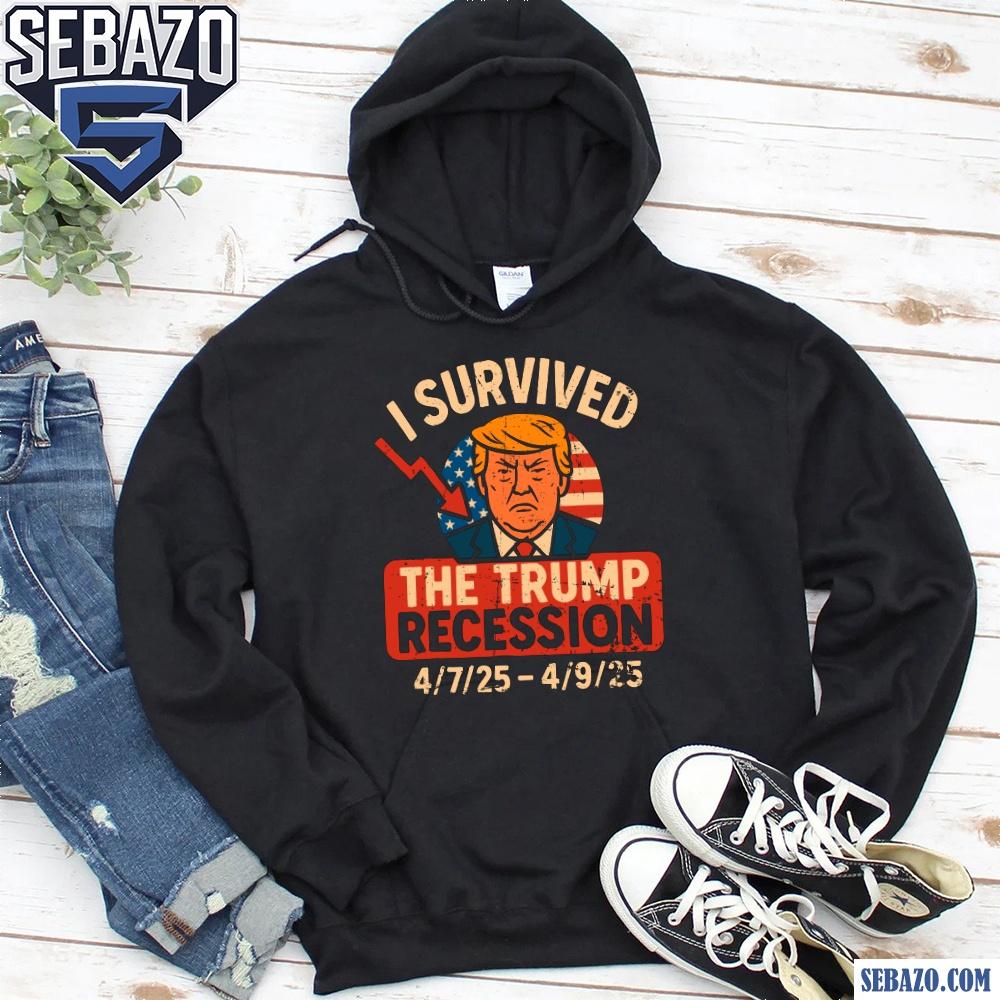 I Survived The Trump Recession Anti Trump Political Shirt