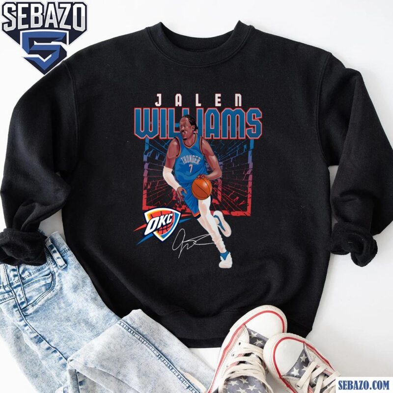 Jalen Williams Oklahoma City Thunder Shattered Shirt sweatshirt