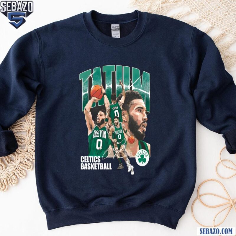 Jayson Tatum Boston Celtics Basketball Signature Shirt sweatshirt
