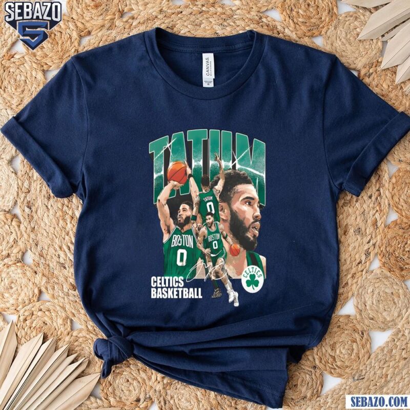 Jayson Tatum Boston Celtics Basketball Signature Shirt t-shirt