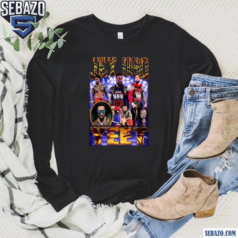 Jey Uso Yeet Wrestler Shirt Sublimation Design long sleeved