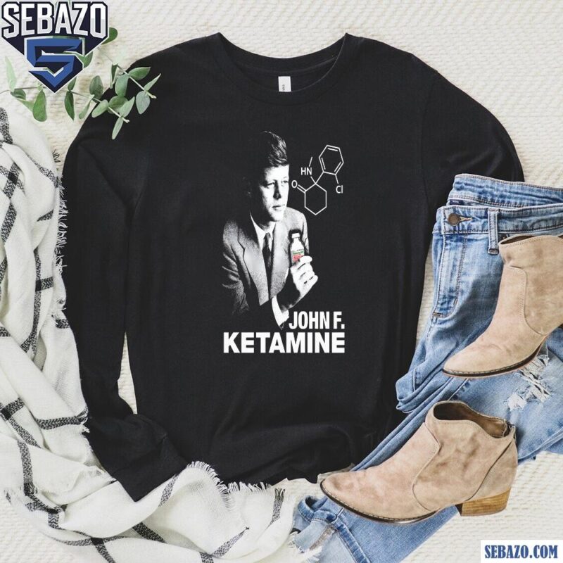 John F Ketamine Partody John F Kennedy Shirt long sleeved