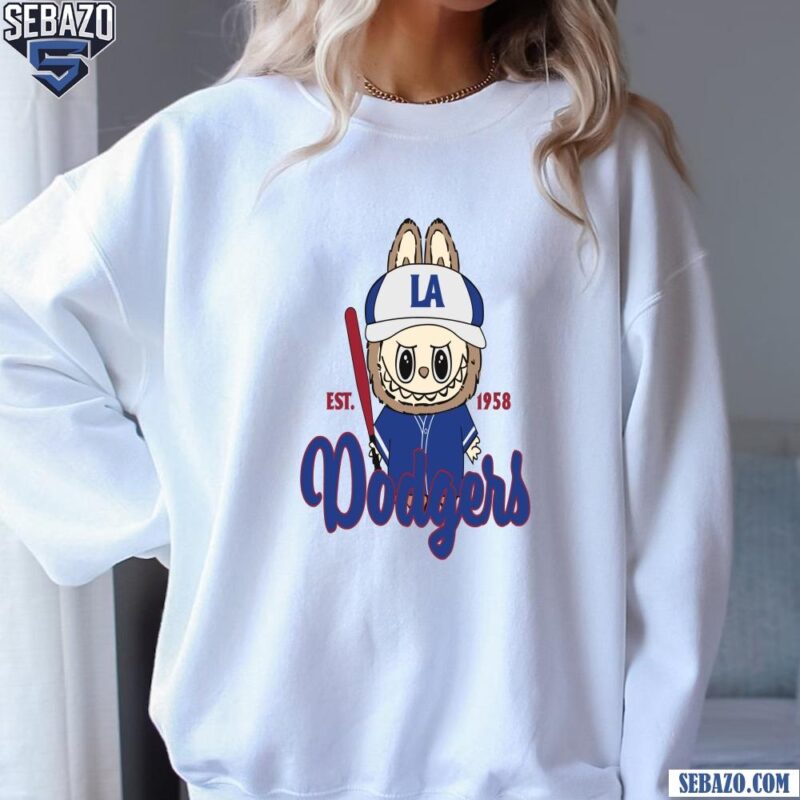 Labubu Dodgers La Baseball Est 1958 Shirt sweatshirt
