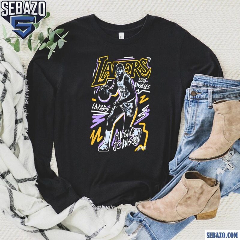 Lakers Magic Johnson Chalked Up Shirt long sleeved