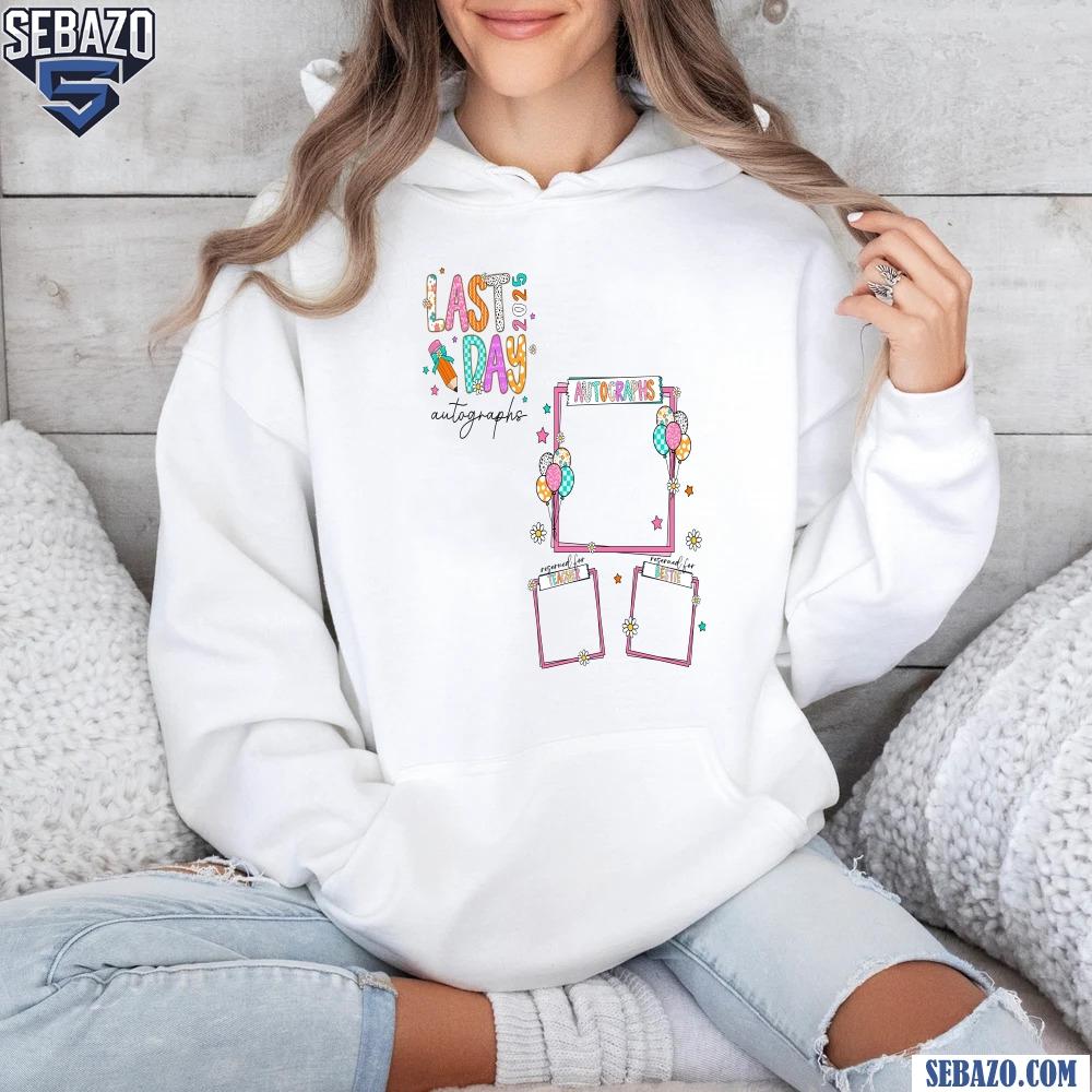 Last Day Autographs Senior School Graduation Memory Shirt