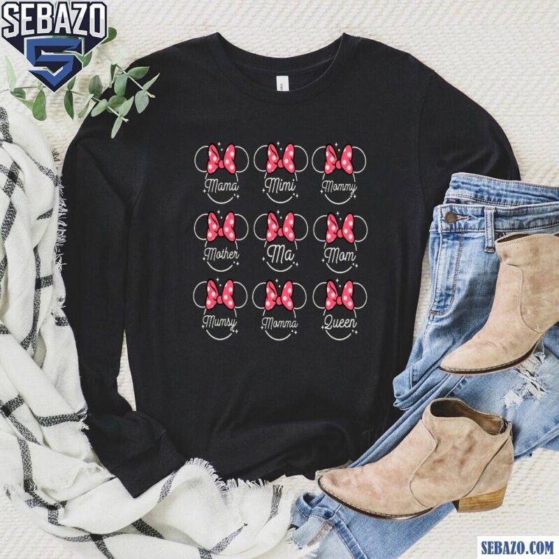 Magical Mom Mama Mommy Ma Mother Day Minnie Mouse Shirt long sleeved