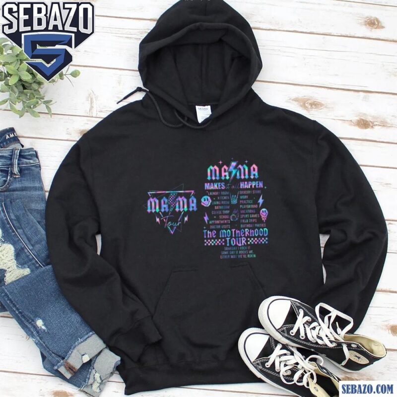 Mama Makes It All Happen Motherhood Lighting Shirt hoodie