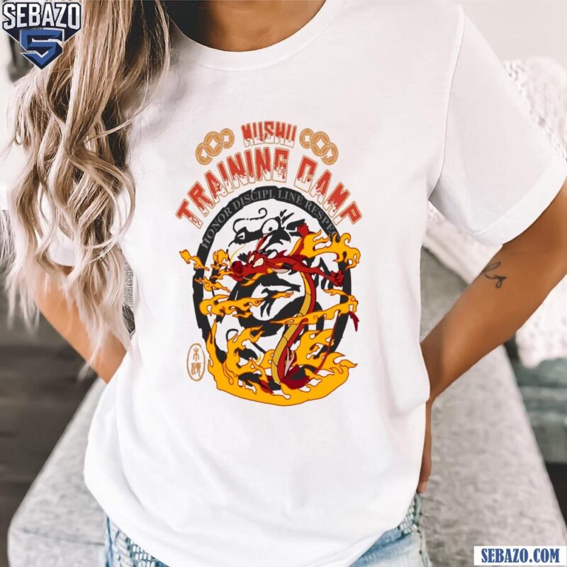 Mushu Training Camp Mulan Disney Cartoon Shirt t-shirt