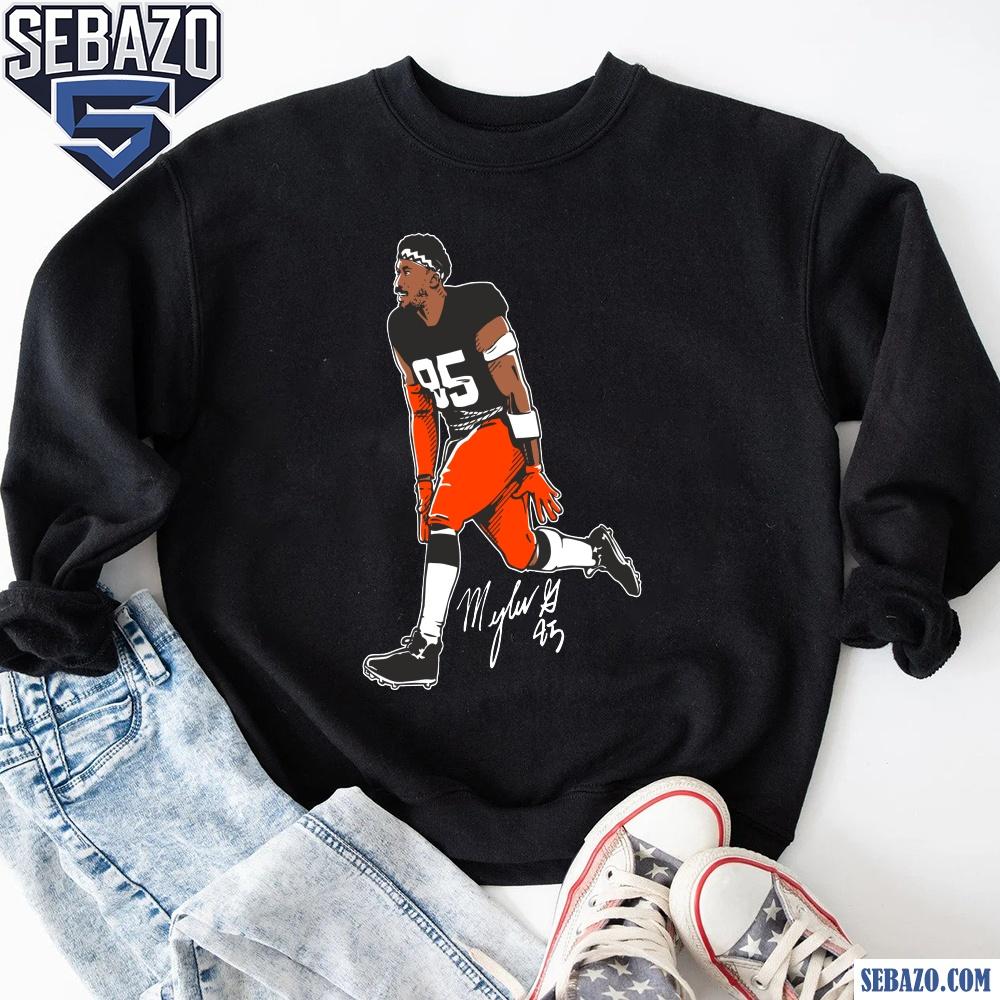 Myles Garrett Superstar Pose Signature Shirt