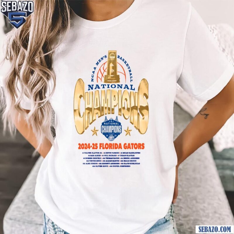 National Champions 2024 25 Florida Gators Basketball Shirt t-shirt