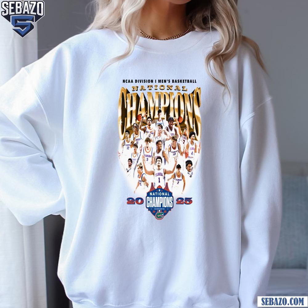 National Champions 2025 Florida Gators Basketball Players Shirt
