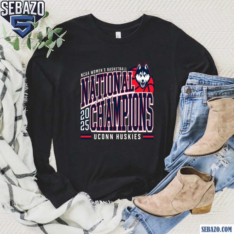 National Champions 2025 Uconn Huskies Shirt long sleeved