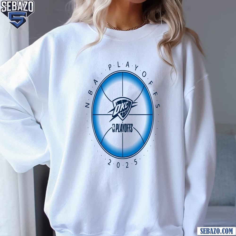Nba Playoffs 2025 Okc Thunder Basketball Shirt