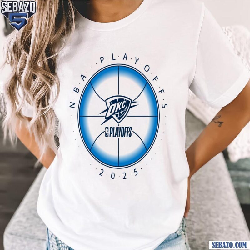 Nba Playoffs 2025 Okc Thunder Basketball Shirt t-shirt