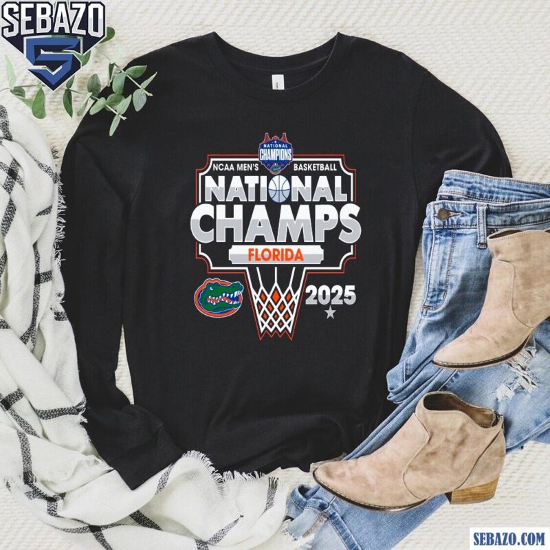 Ncaa Mens Basketball National Champions Florida 2025 Shirt long sleeved