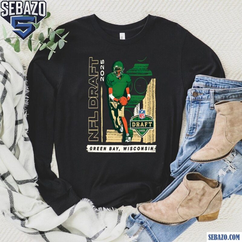 Nfl Draft 2025 Green Bay Player Graphic Shirt long sleeved