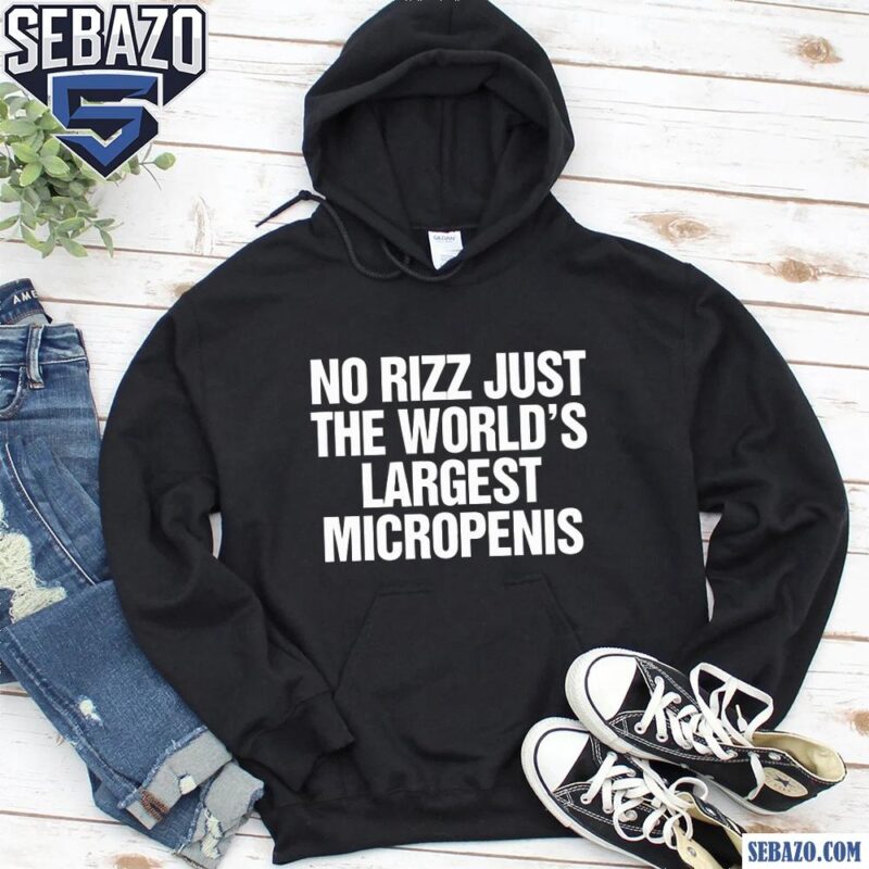 No Rizz Just The Worlds Largest Micropenis Shirt hoodie