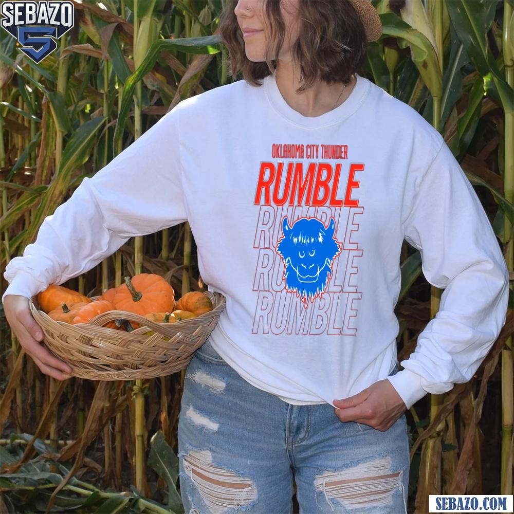 Oklahoma City Thunder Rumble Mascot Shirt