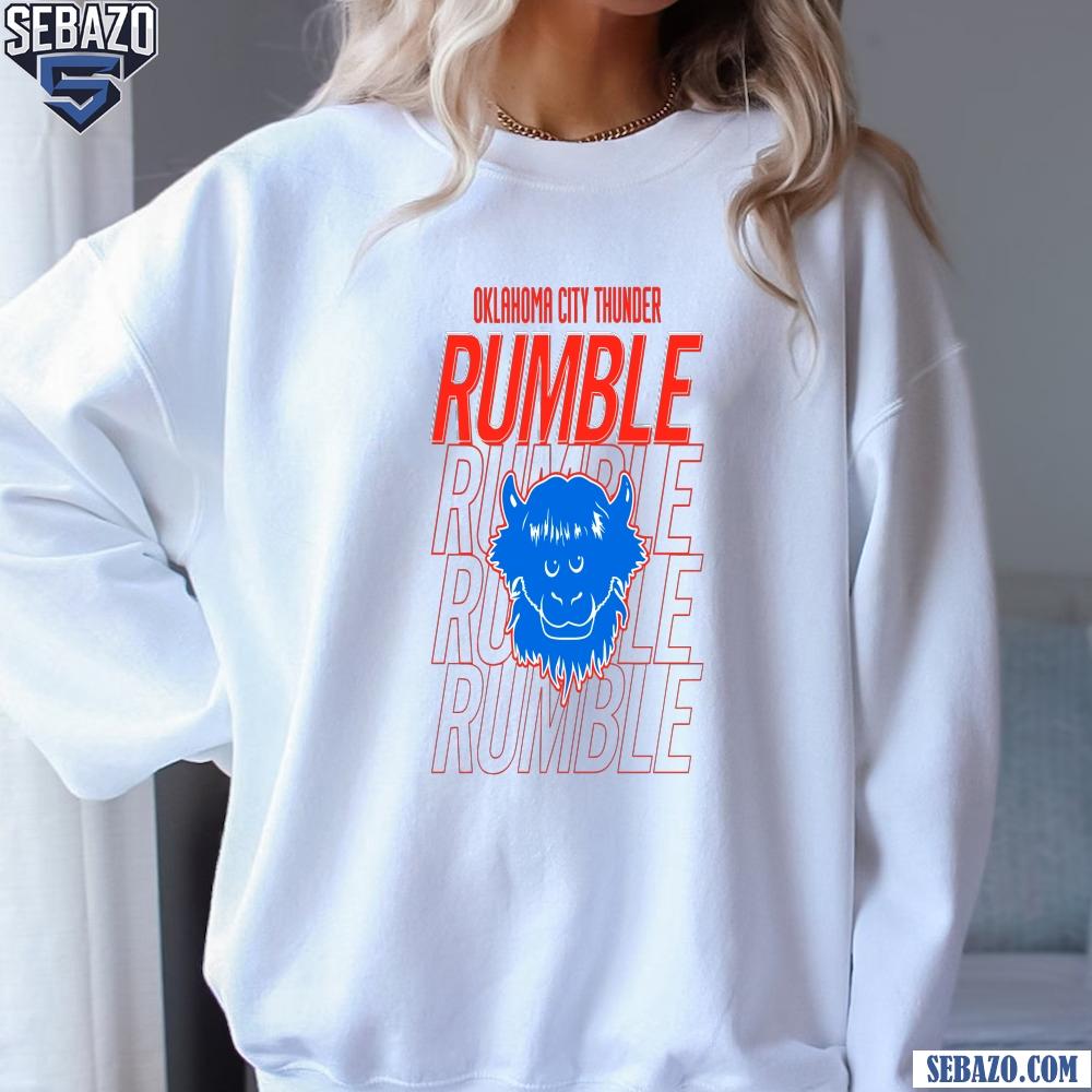 Oklahoma City Thunder Rumble Mascot Shirt
