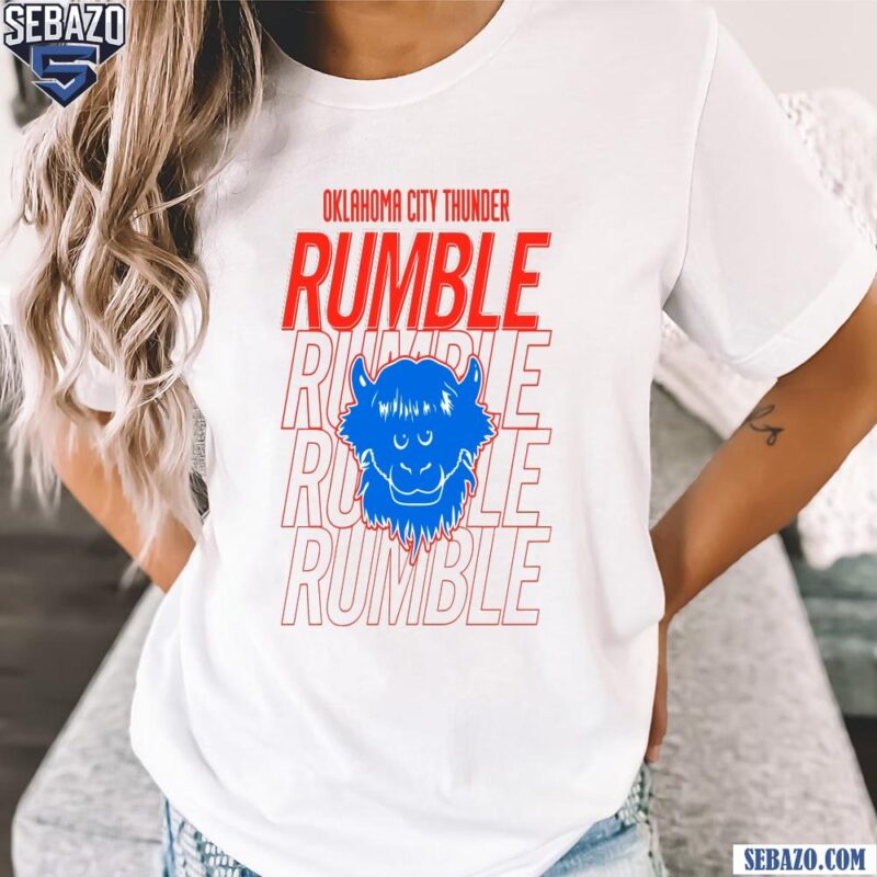 Oklahoma City Thunder Rumble Mascot Shirt t-shirt