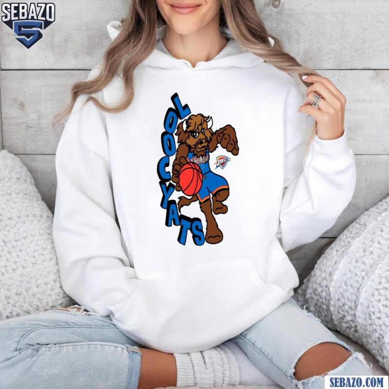 Oklahoma City Thunder Rumble The Bison Staycool Shirt hoodie