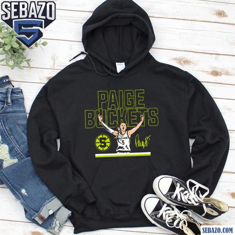 Paige Bueckers Buckets Stripe 5 Signature Dallas Wings Shirt hoodie