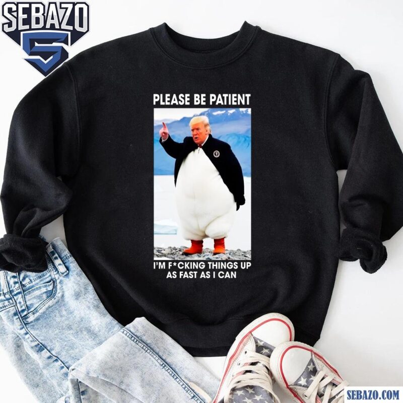 Penguins Against Tariffs Anti Trump Hands Off Protest Shirt sweatshirt