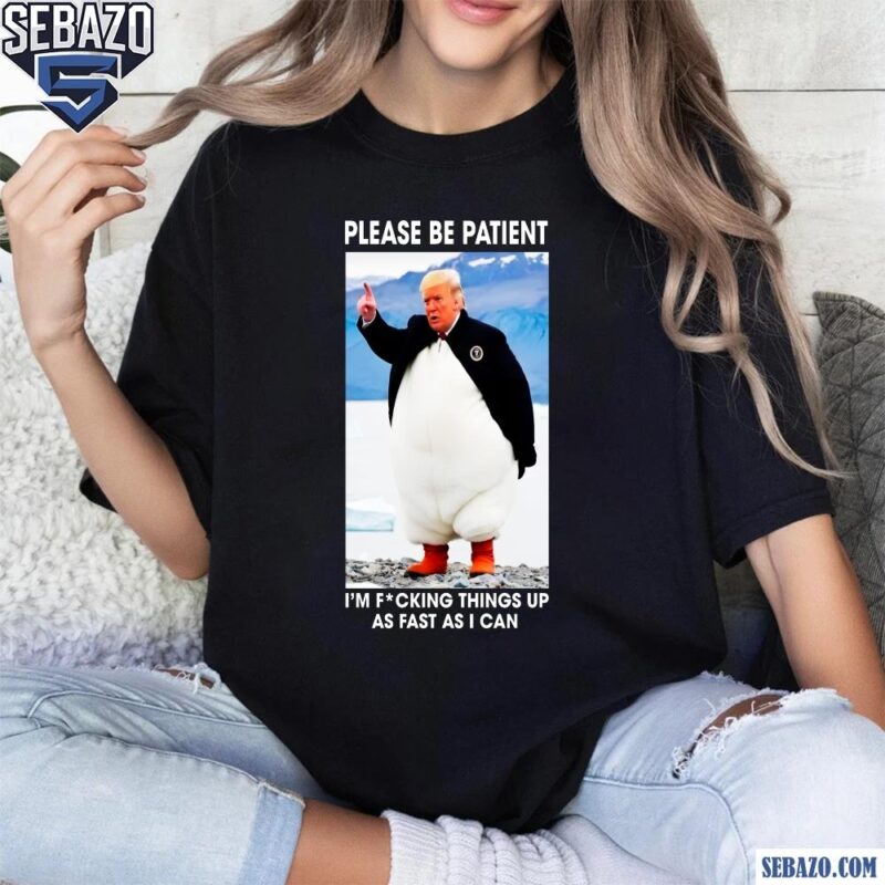 Penguins Against Tariffs Anti Trump Hands Off Protest Shirt t-shirt