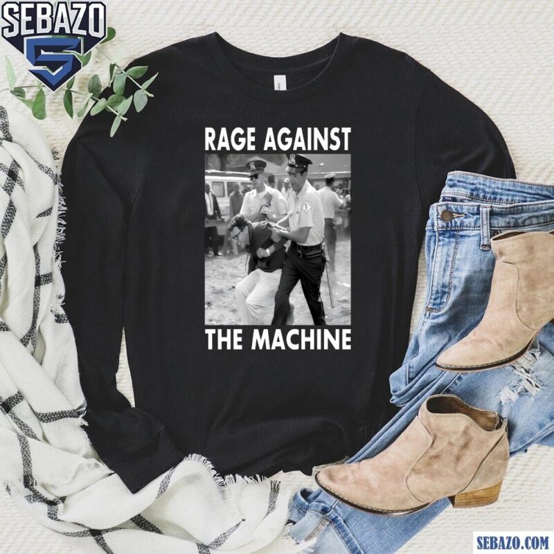 Rage Against The Machine Bernie Sanders Fight Oligarchy Tour Shirt long sleeved