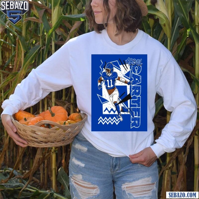 Retro 90S Abdul Carter New York Giants Shirt long sleeved
