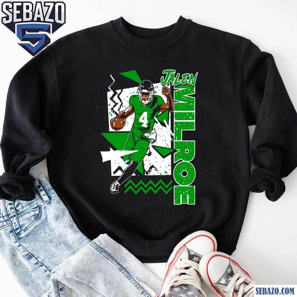 Retro 90s Jalen Milroe Seattle Seahawks Football Shirt