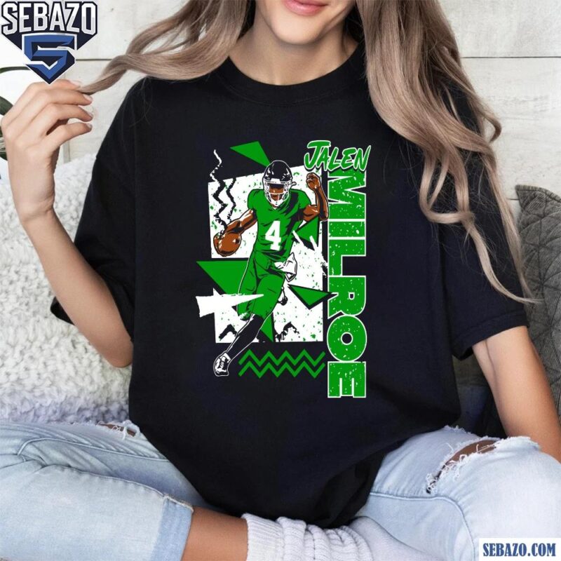 Retro 90S Jalen Milroe Seattle Seahawks Football Shirt t-shirt