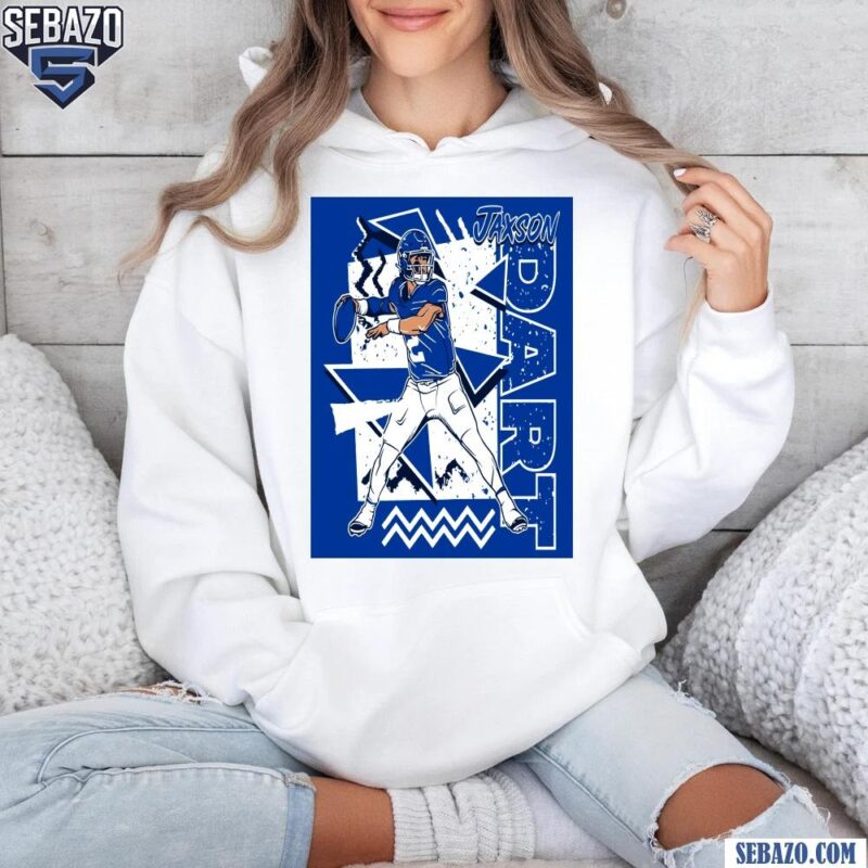Retro 90S Jaxson Dart New York Giants Shirt hoodie