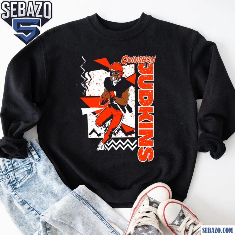 Retro 90S Quinshon Judkins Cleveland Browns Shirt sweatshirt