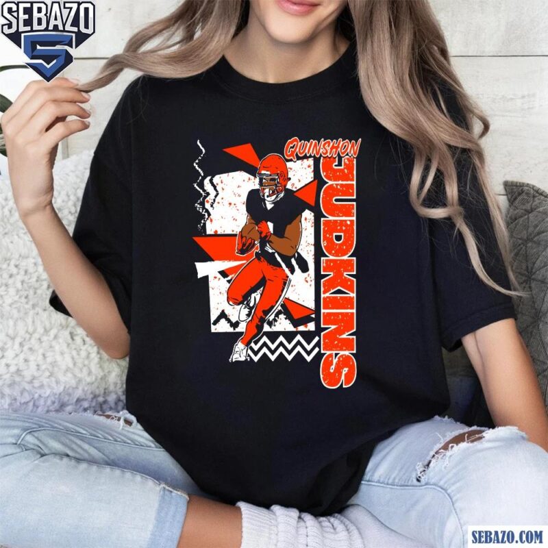 Retro 90S Quinshon Judkins Cleveland Browns Shirt t-shirt