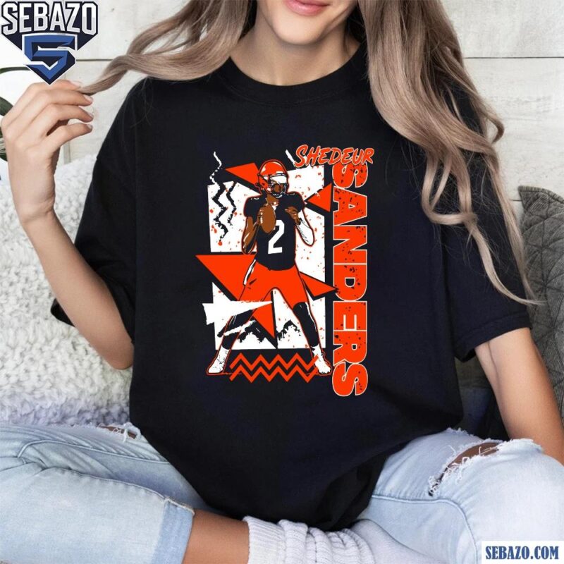 Retro 90S Shedeur Sanders Cleveland Browns Football Shirt t-shirt