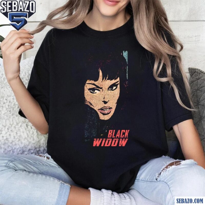 Retro Black Widow Avengers Natasha Romanoff Shirt t-shirt