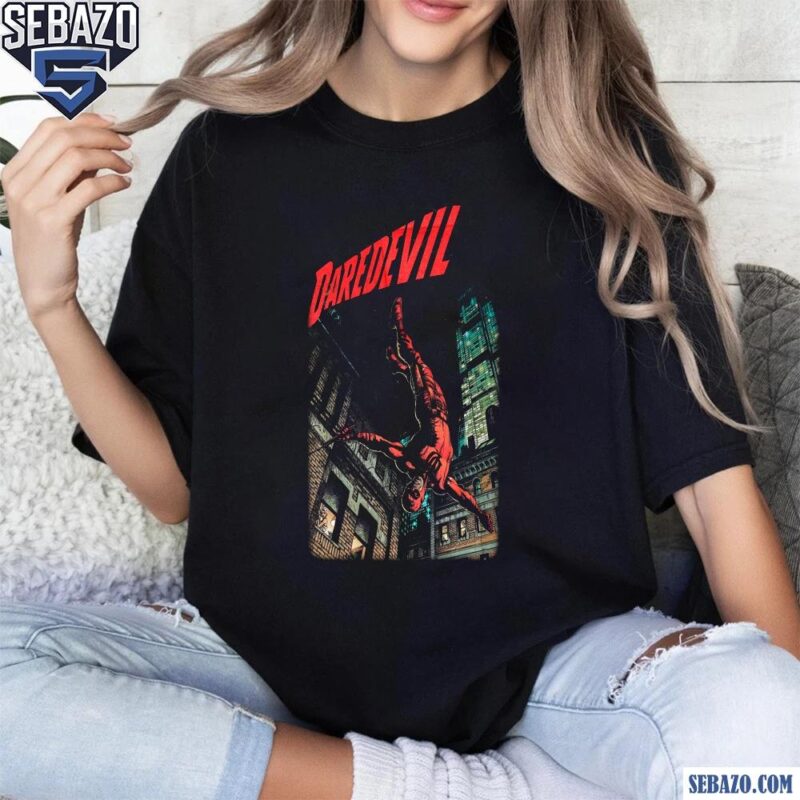 Retro Daredevil Matt Murdock Marvel Comic Shirt t-shirt