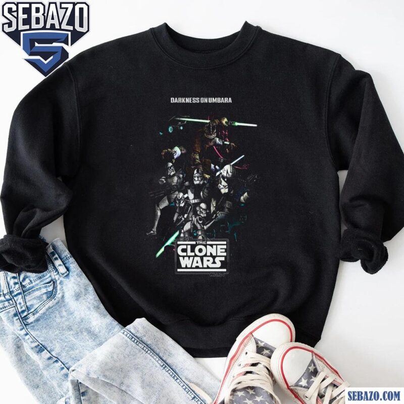 Retro Darkness On Umbara Star Wars The Clone Wars Shirt sweatshirt