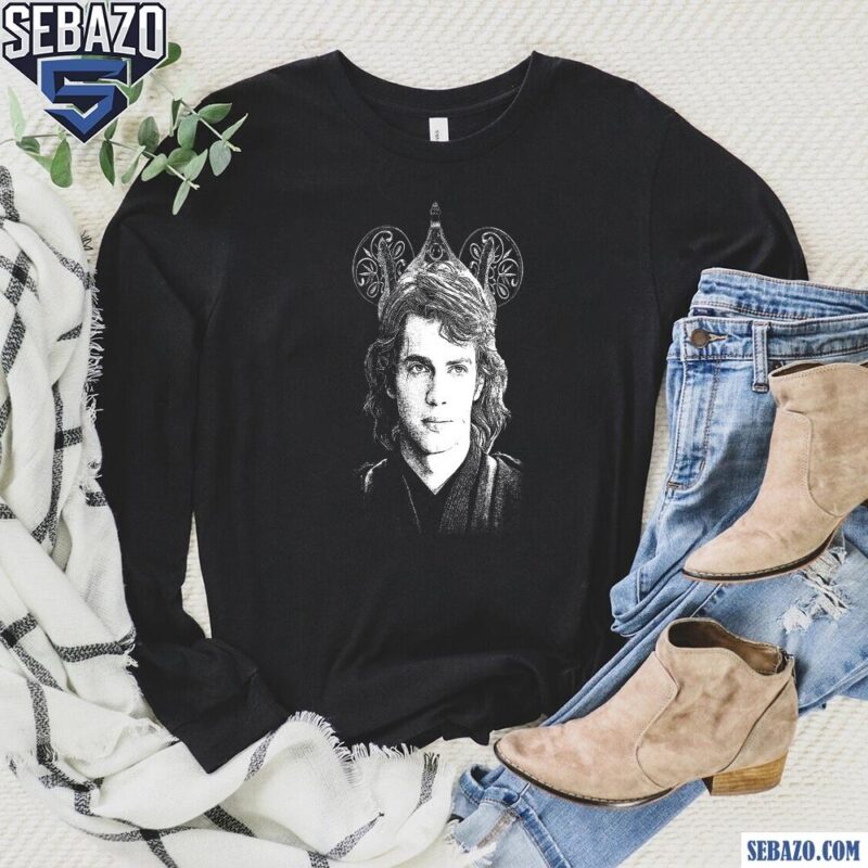 Retro Disney Anakin Skywalker Mickey Ears Shirt long sleeved