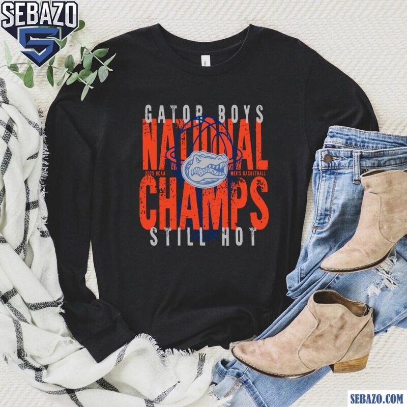 Retro Gator Boys National Champions Still Hot Shirt long sleeved