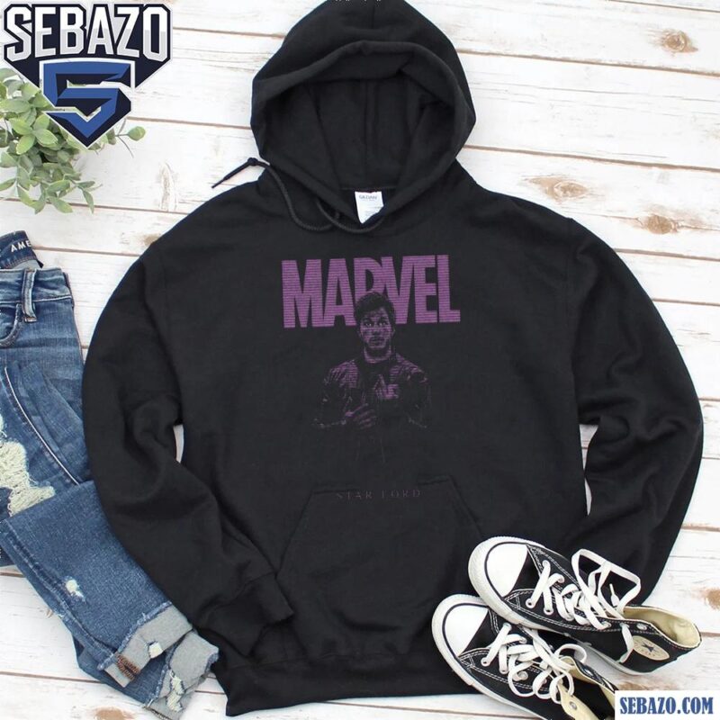 Retro Marvel Star Lord Peter Quill Guardians Of The Galaxy Shirt hoodie
