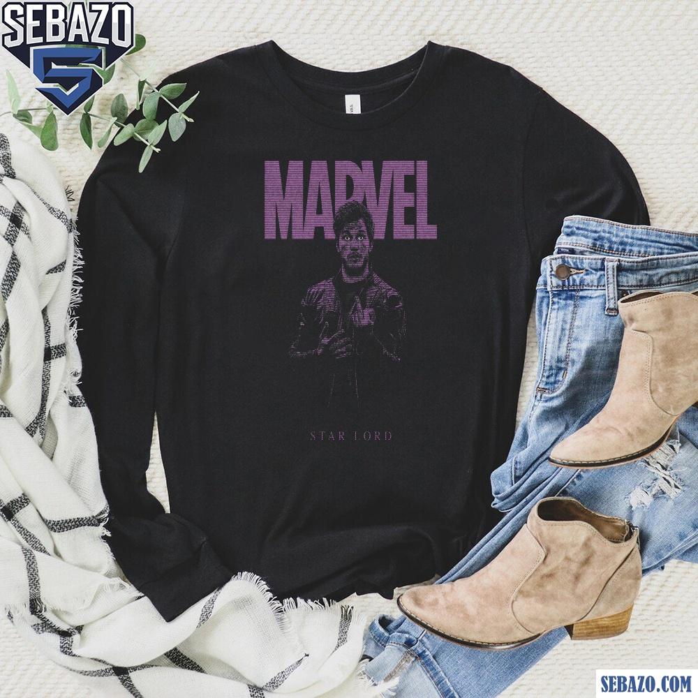 Retro Marvel Star Lord Peter Quill Guardians Of The Galaxy Shirt