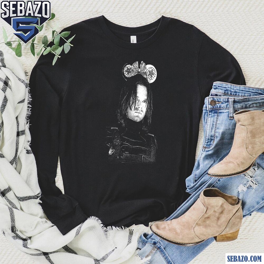 Retro Marvel Winter Soldier Mickey Ears Bucky Barnes Shirt