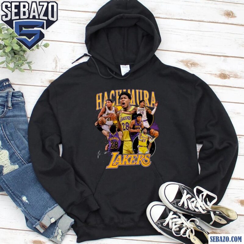 Retro Rui Hachimura Los Angeles Lakers Player Shirt hoodie