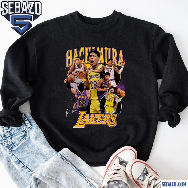 Retro Rui Hachimura Los Angeles Lakers Player Shirt sweatshirt